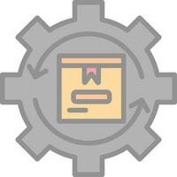 Supply Chain Complexity Vector Icon Design