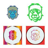 Gorilla Vector Icon