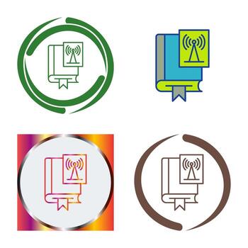 icono de vector inalámbrico