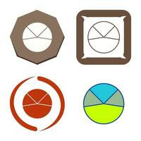 Pie Chart Analysis Vector Icon