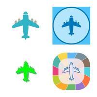 Flying Airplane Vector Icon