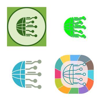 icono de vector de red