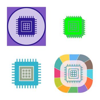 Processor Vector Icon