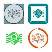 Cyber Security Vector Icon