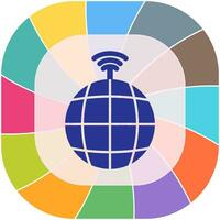 Global Signals Vector Icon