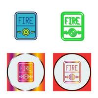 Fire Button Vector Icon