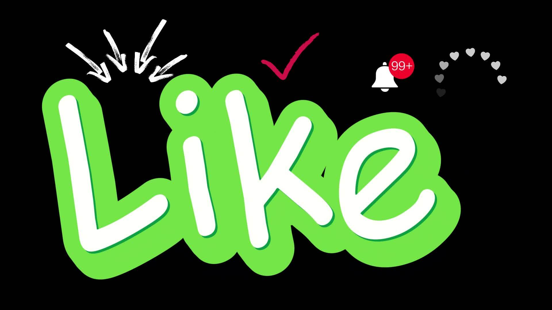 Like For My Youtube 31645194 Stock Video at Vecteezy