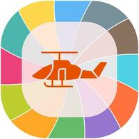 Military Helicopter Vector Icon