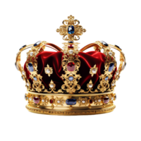 royal king crown png transparent background ai generative