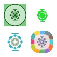 Automated Process Vector Icon