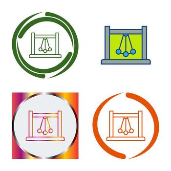 icono de vector de péndulo