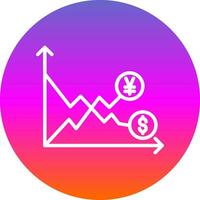 Stock Market Volatility Vector Icon Design