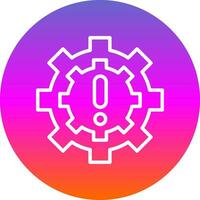 Operational Disruption Vector Icon Design