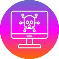 Cyber Attacks Vector Icon Design