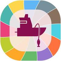 Fishing Boat Vector Icon