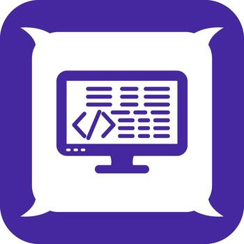 icono de vector de codificación