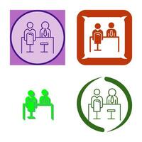 Employee Interview Vector Icon