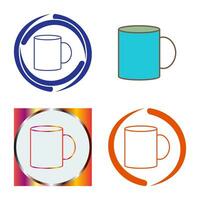 icono de vector de taza de café