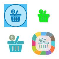 Shopping Basket Vector Icon