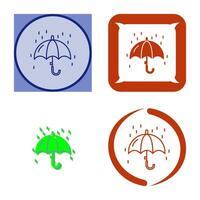 Raining Vector Icon