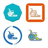 Wheel Chair Vector Icon