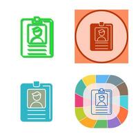 Id Card Vector Icon