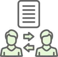 Contract Disputes Vector Icon Design