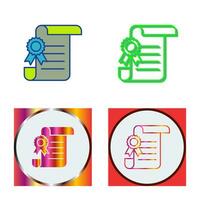 Legal Paper Vector Icon