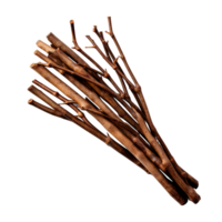 Single stick and bunch of sticks ai generative png