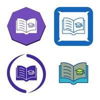 Open Book Vector Icon