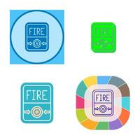 Fire Button Vector Icon