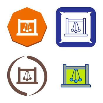icono de vector de péndulo