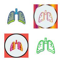 Lungs Vector Icon