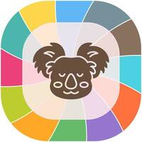 icono de vector de koala