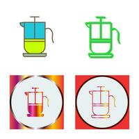 French Press Vector Icon