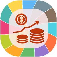 Money Growth Vector Icon