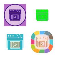 Video Player Vector Icon