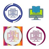 Digital Learning Vector Icon