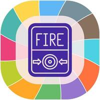 Fire Button Vector Icon