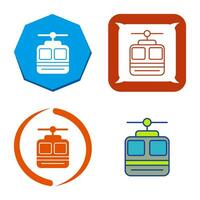 Cable car Vector Icon