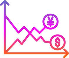 Stock Market Volatility Vector Icon Design