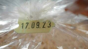 expiry date on a bread packet video
