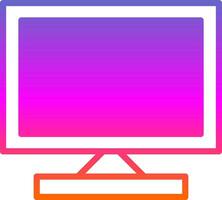 Monitor Screen Vector Icon Design