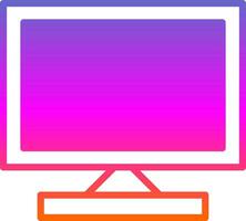 Monitor Screen Vector Icon Design