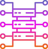 Organizational Structure Vector Icon Design