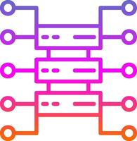 Organizational Structure Vector Icon Design