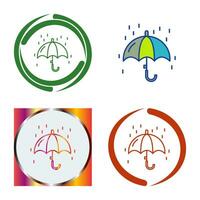 Raining Vector Icon