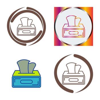 Tissue Box Vector Icon