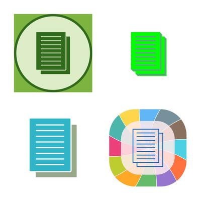 Document Vector Icon