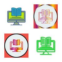 Digital Learning Vector Icon